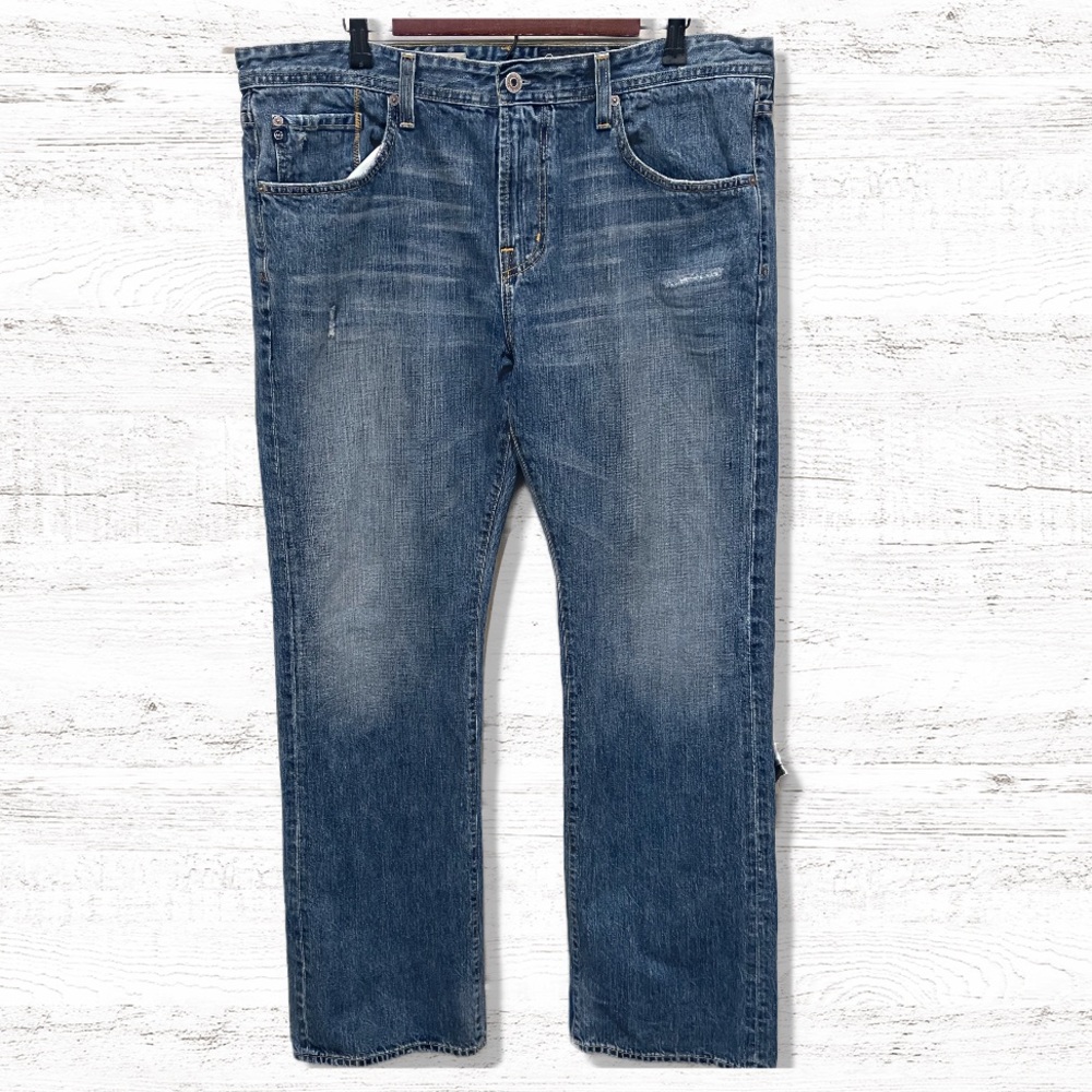 AG Adriano Goldschmied Fillmore Boot Cut Blue Jeans Men’s Size 38x34